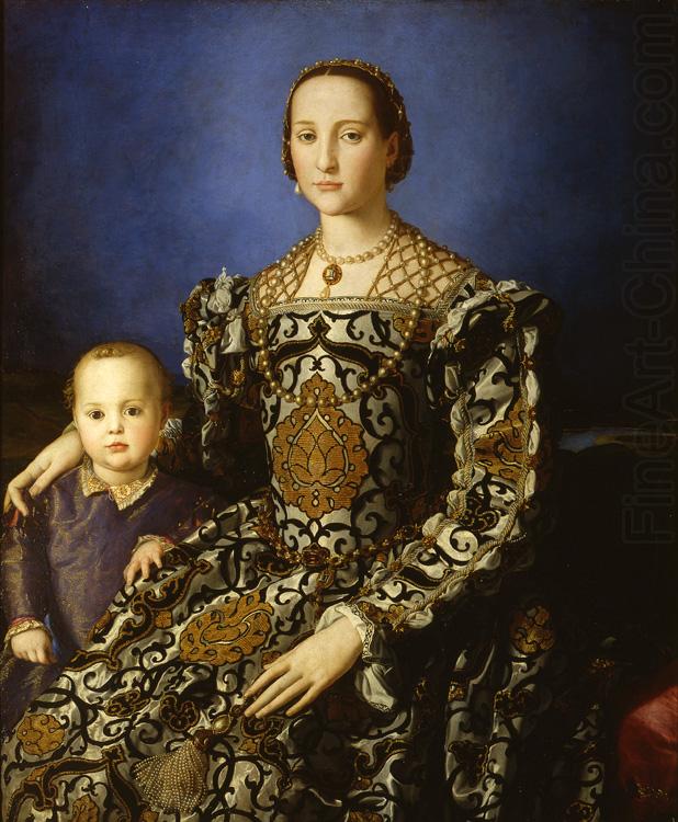 Agnolo Bronzino Eleonora of Toledo and her Son Giovanni (mk08) china oil painting image